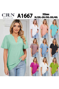 Bluzki damskie (XL-4XL) A1667