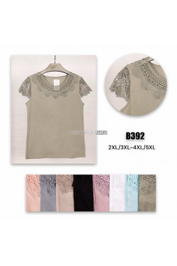 Bluzki damskie (2XL-5XL) B392