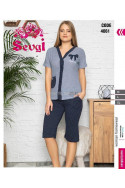 Piżama damska Turecka (2XL-4XL) 1