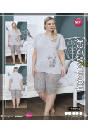 Piżama damska Turecka (L-4XL) 1