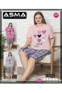 Piżama damska Turecka (L-4XL) 1