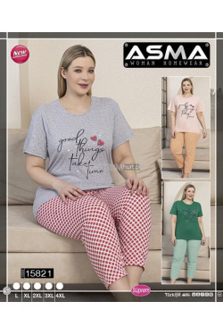 Piżama damska Turecka (L-4XL) 15821