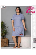 Koszula nocna damska Turecka (2XL-5XL) 1