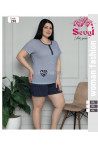 Piżama damska Turecka (2XL-4XL) 1