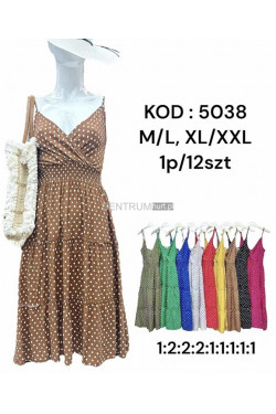 Sukienki damskie (M-2XL) 5038