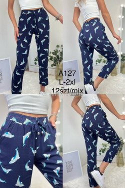 Spodnie damskie (L-2XL) A127