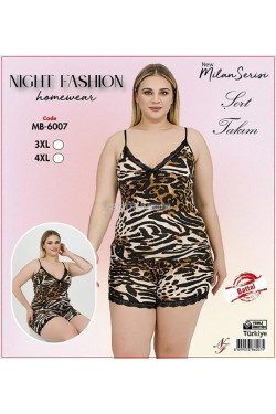 Piżama damska Turecka (3XL-4XL) MB-6007