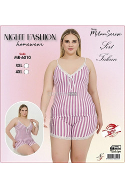 Piżama damska Turecka (3XL-4XL) MB-6010