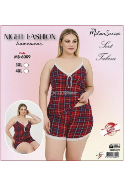 Piżama damska Turecka (3XL-4XL) MB-6009