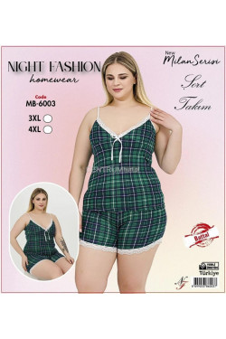 Piżama damska Turecka (3XL-4XL) MB-6003