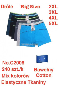 Bokserki męskie (2XL-5XL) C2006