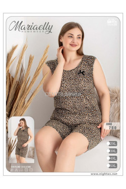 Piżama damska Turecka (2XL-5XL) 750