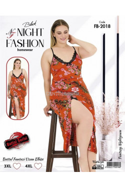 Koszula nocna damska Turecka (3XL-4XL) FB-2018
