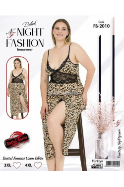 Koszula nocna damska Turecka (3XL-4XL) FB-2010
