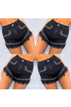 Szorty jeansowe damskie (34-42) 6055