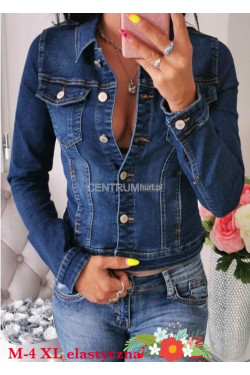 Kurtka jeansowa damska (M-4XL) 6071