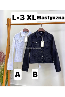 Kurtka jeansowa damska (L-3XL) 6074