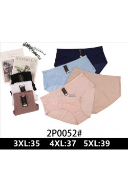 Majtki damskie (3XL-5XL) 2P0052