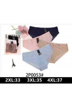 Majtki damskie (2XL-4XL) 2P0053
