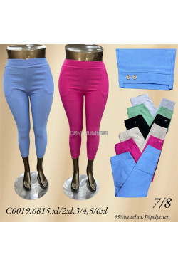 Spodnie damskie (XL-6XL) 6815