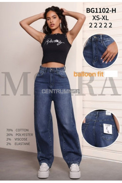 Jeansy damskie (XS-XL) BG1102-H