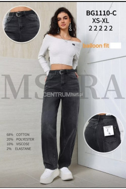 Jeansy damskie (XS-XL) BG1110-C