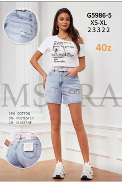 Szorty jeansowe damskie (XS-XL) G5986-5