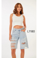 Spodenki jeansowe damskie (XS-XL) 1