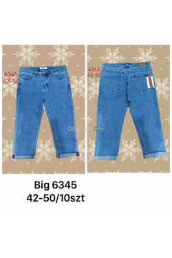Rybaczki jeansowe damskie (42-50) 6345