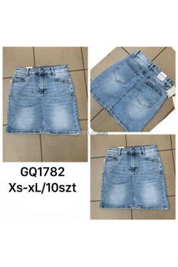 Spódnica jeansowa damska (XS-XL) GQ1782