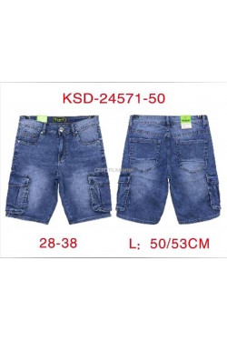 Spodenki jeansowe męskie (28-38) 24571-50