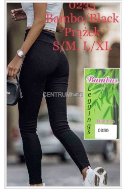 Leginsy damskie (S-XL) 0235-BLACK