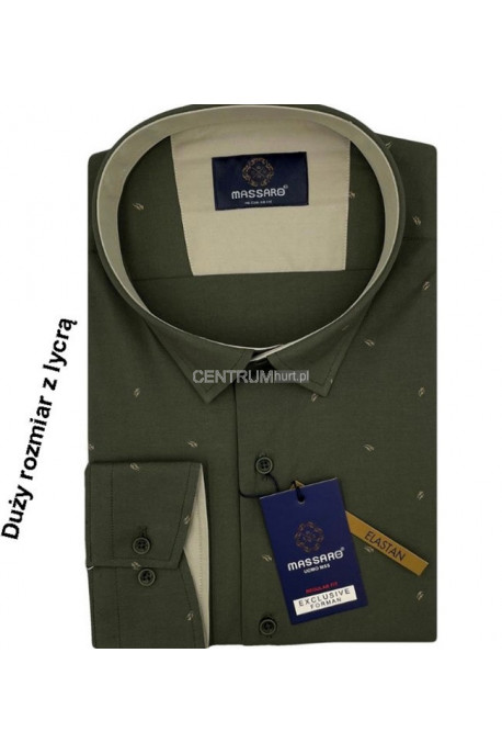 Koszula męska długi rękaw Turecka (3XL-6XL) 10