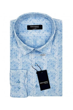 Koszula męska długi rękaw Turecka (M-2XL) 1038