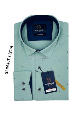 Koszula męska długi rękaw Turecka (M-2XL) 1041