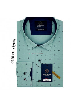 Koszula męska długi rękaw Turecka (M-2XL) 1052