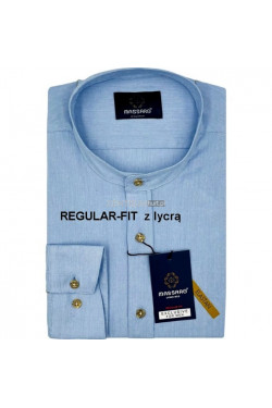 Koszula męska długi rękaw Turecka (L-3XL) 1078