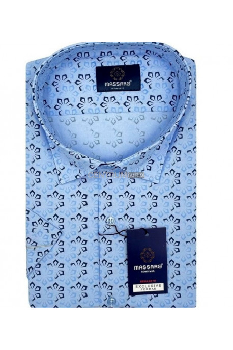Koszula męska krótki rękaw Turecka (3XL-6XL) 10