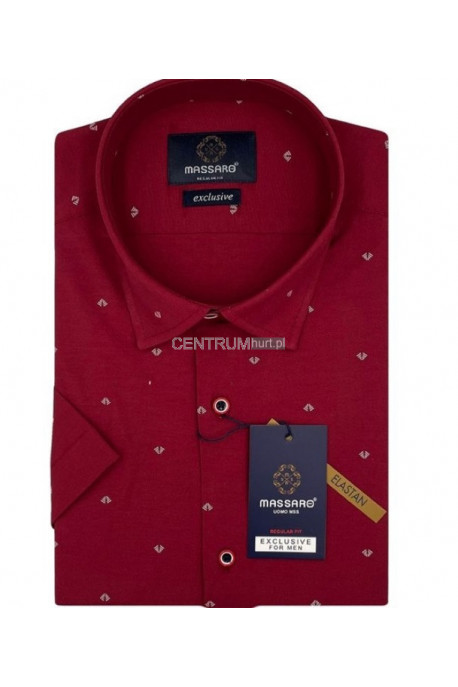 Koszula męska krótki rękaw Turecka (3XL-6XL) 10