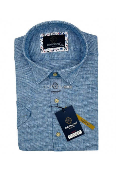 Koszula męska krótki rękaw Turecka (M-2XL) 10