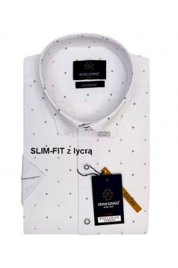 Koszula męska krótki rękaw Turecka (M-2XL) 1118