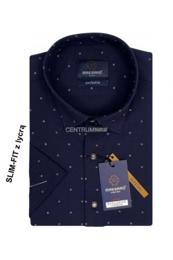 Koszula męska krótki rękaw Turecka (M-2XL) 1123