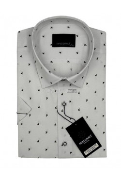Koszula męska krótki rękaw Turecka (L-3XL) 1167
