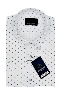 Koszula męska krótki rękaw Turecka (L-3XL) 1168