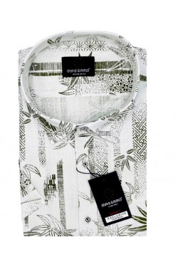 Koszula męska krótki rękaw Turecka (L-3XL) 1174