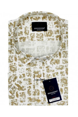 Koszula męska krótki rękaw Turecka (L-3XL) 1175