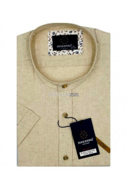 Koszula męska krótki rękaw Turecka (L-3XL) 1180