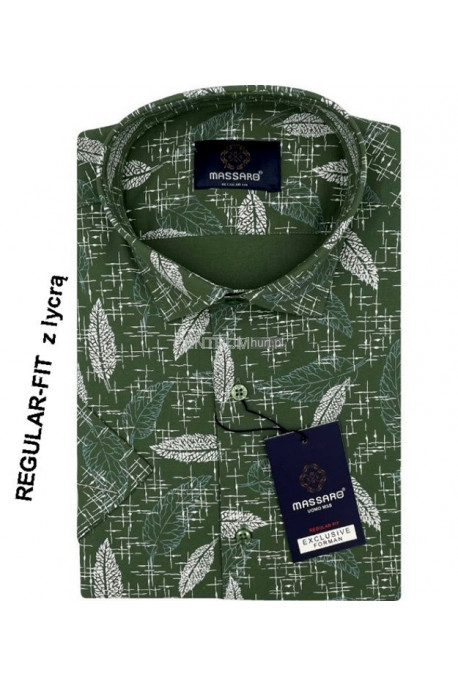 Koszula męska krótki rękaw Turecka (L-3XL) 11