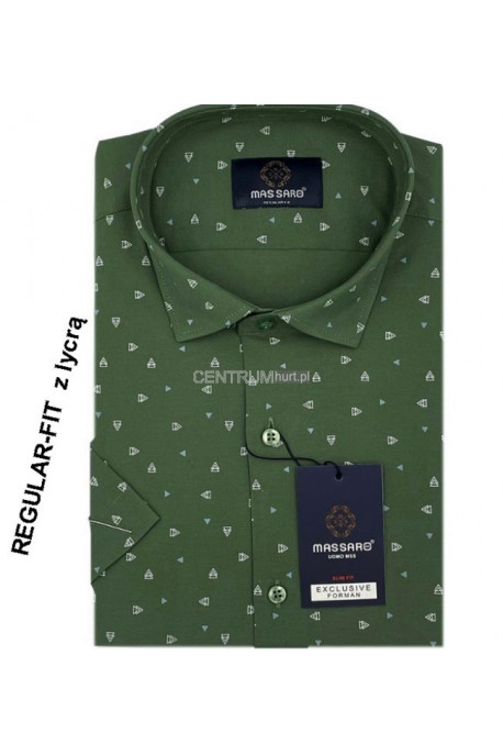 Koszula męska krótki rękaw Turecka (L-3XL) 11