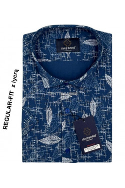 Koszula męska krótki rękaw Turecka (L-3XL) 1184